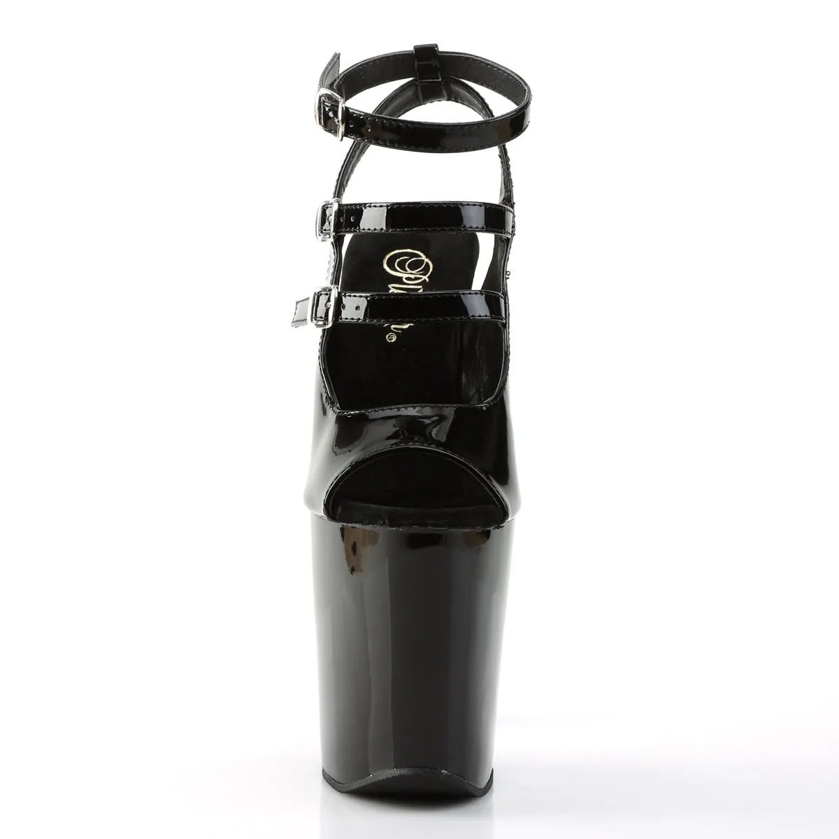 XTREME-873 Pleaser Black Patent Sexy Platform Shoes (Pole Dancing Heels)