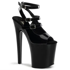 XTREME-873 Pleaser Black Patent Sexy Platform Shoes (Pole Dancing Heels)